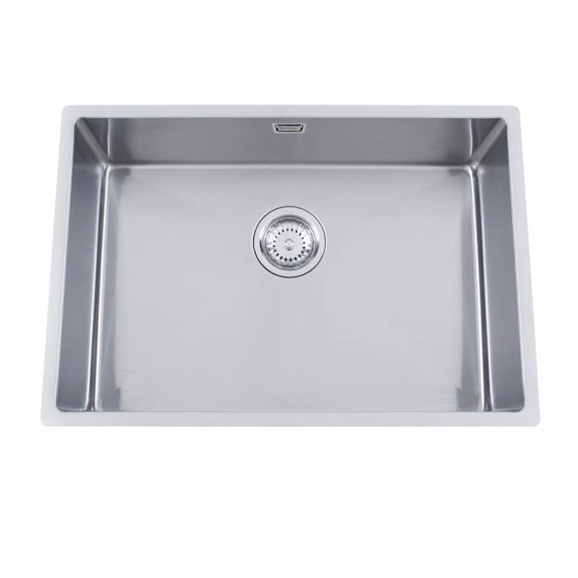 Diskho Nordic Tech Radius 600 X Rostfri Enkel med Korgventil & Vattenlås