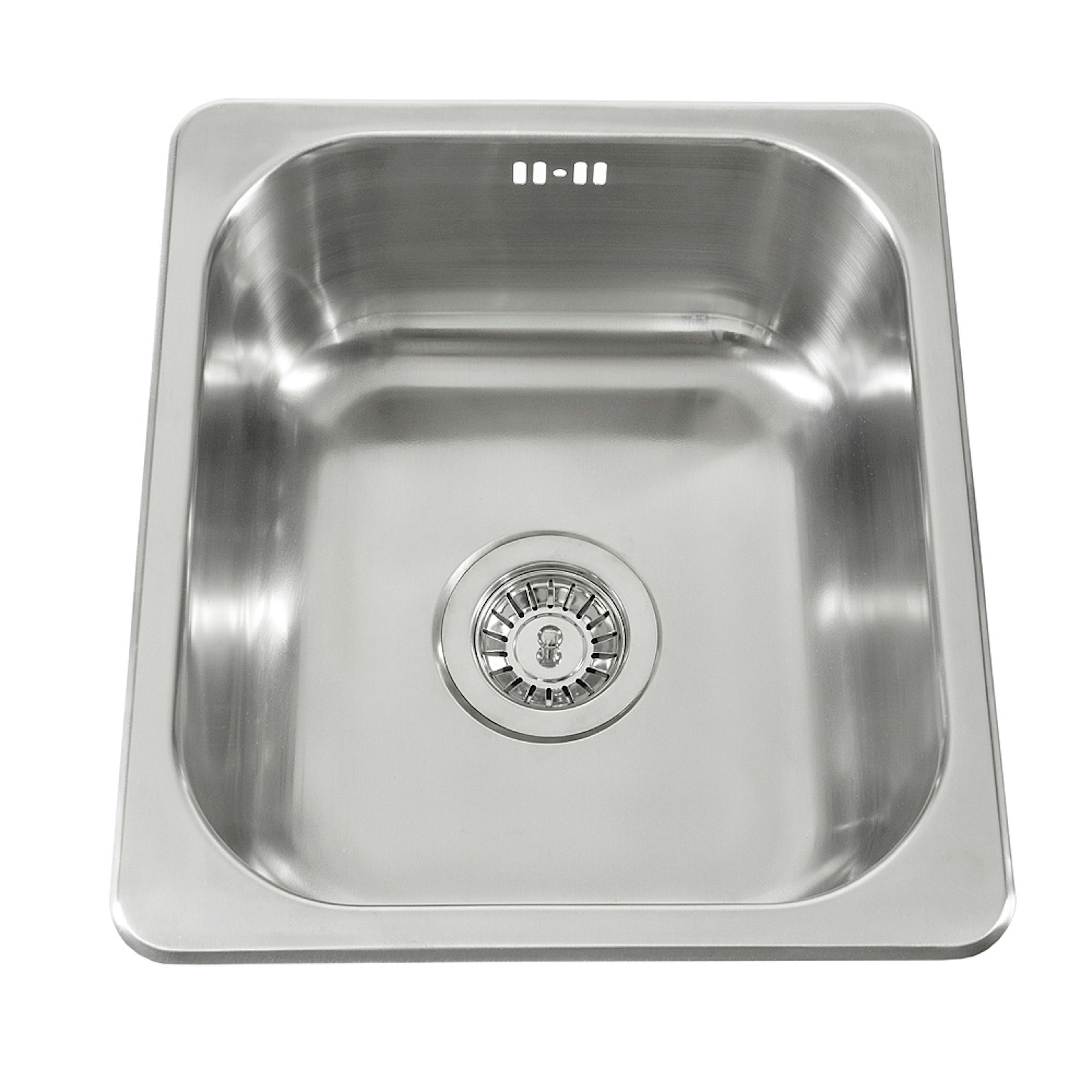 Diskho Nordic Tech Rubin NR 330 för Kök och Tvättstuga, Rostfri Stål