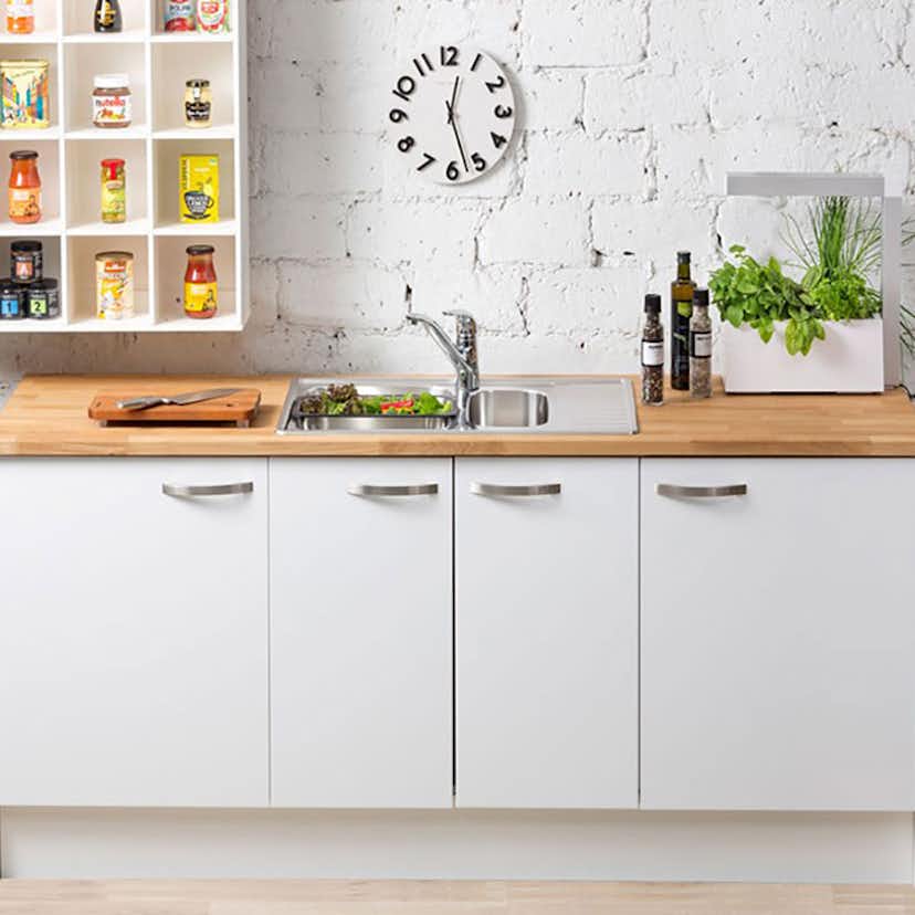 Infälld Diskbänk Stala Lyria L40-17S Rostfri med Dubbel Diskho