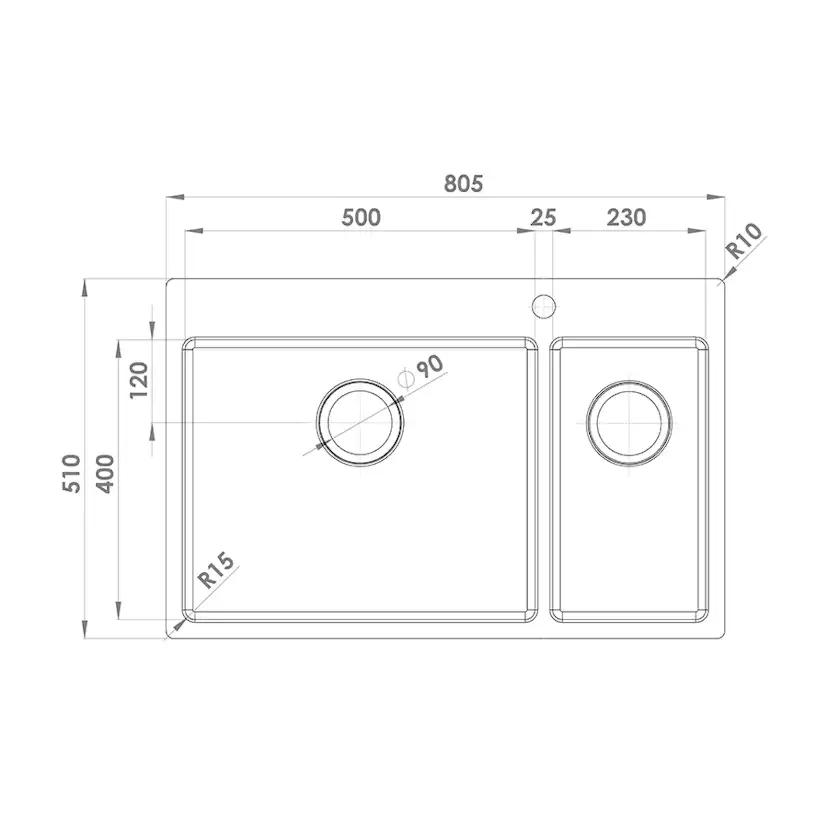Disklåda DecoSteel XV 5023 Tap-wing