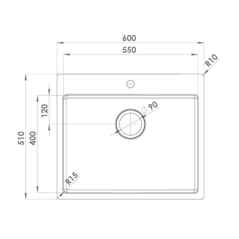 Disklåda DecoSteel XV 55 Tap-wing
