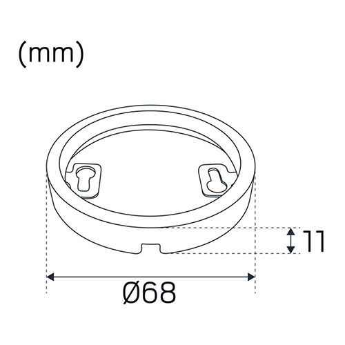 Distansring Hide-a-lite Thin