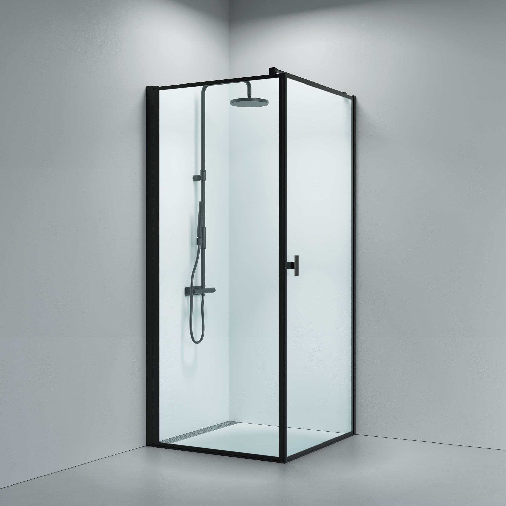 Duschhörn Strømberg Noma 135 Frame Fast Vägg + Dörr