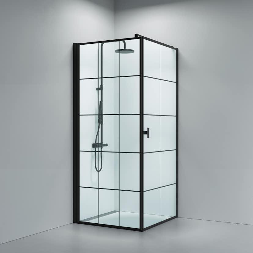 Duschhörn Strømberg Noma 135 New York Fast Vägg + Dörr