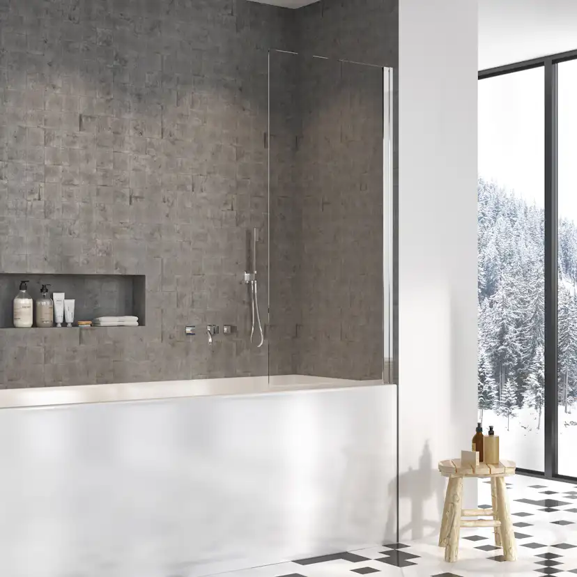 Badkarsvägg Strømberg Noma 70