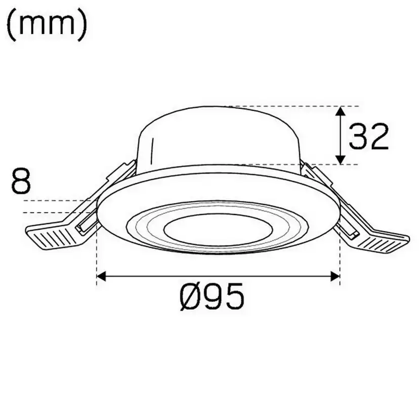 Downlight Hide-a-lite Comfort Quick Outdoor
