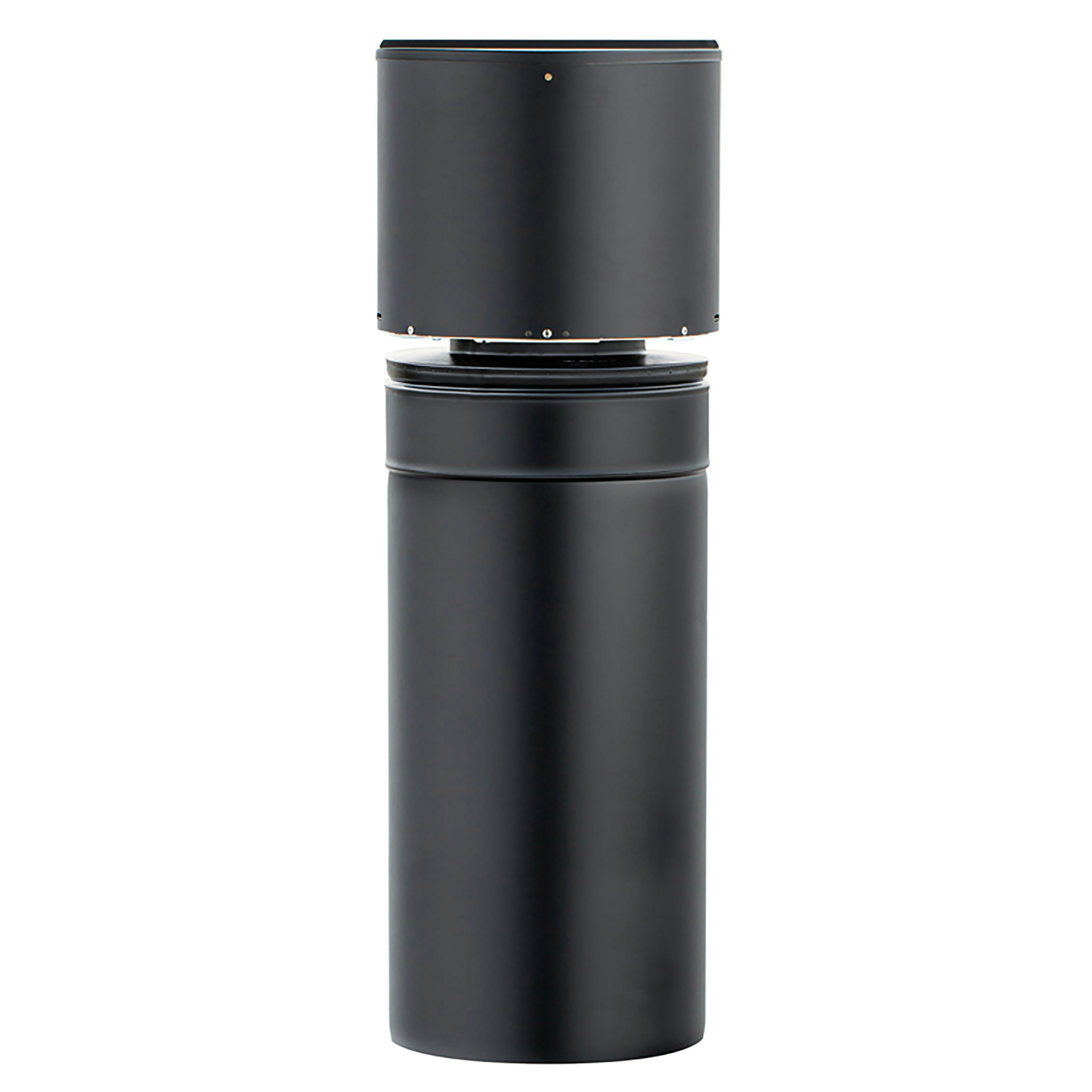 Rökgasfläkt Draftbooster Svart Skorstensfläkt