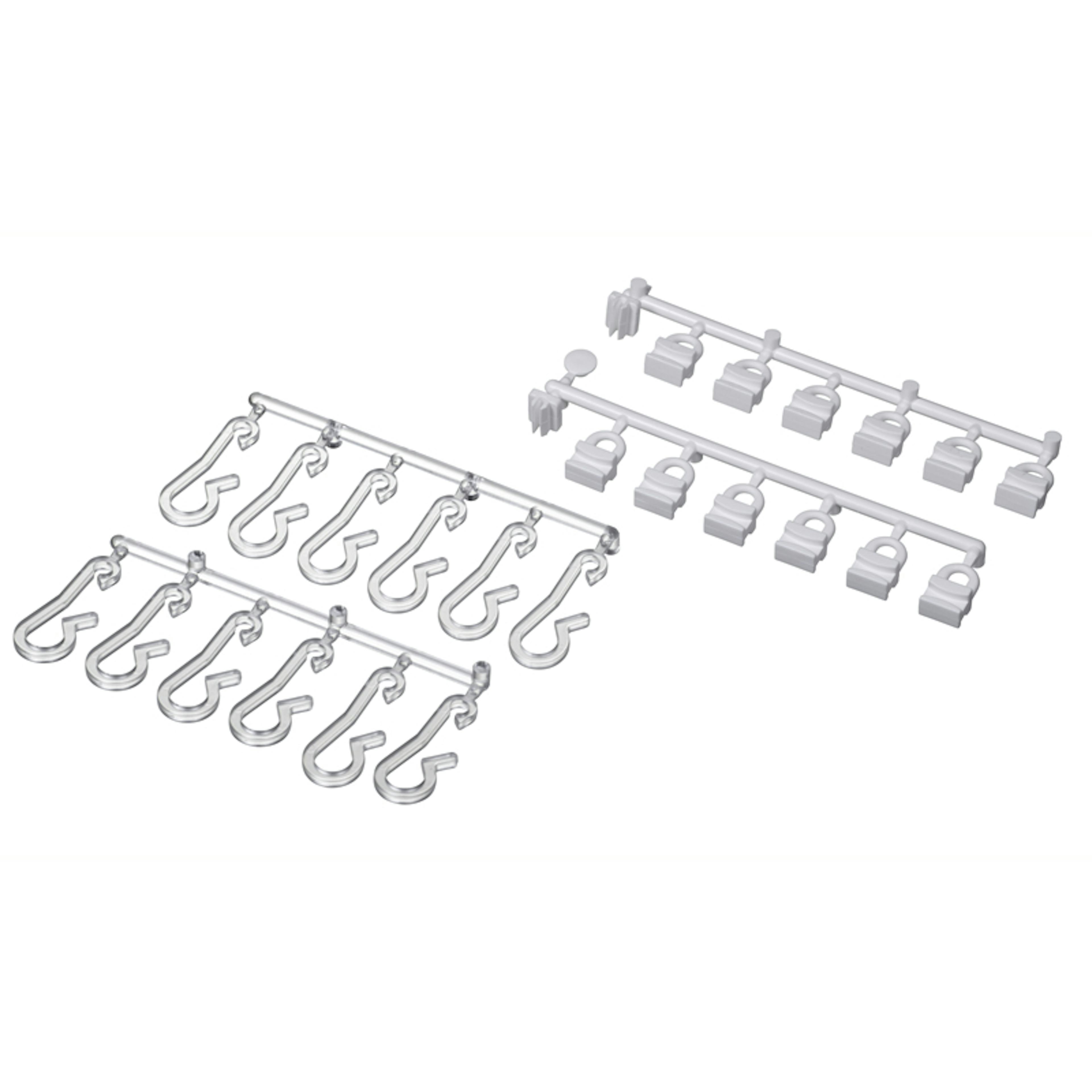 Draperikrokar Leijma Stabil Vit