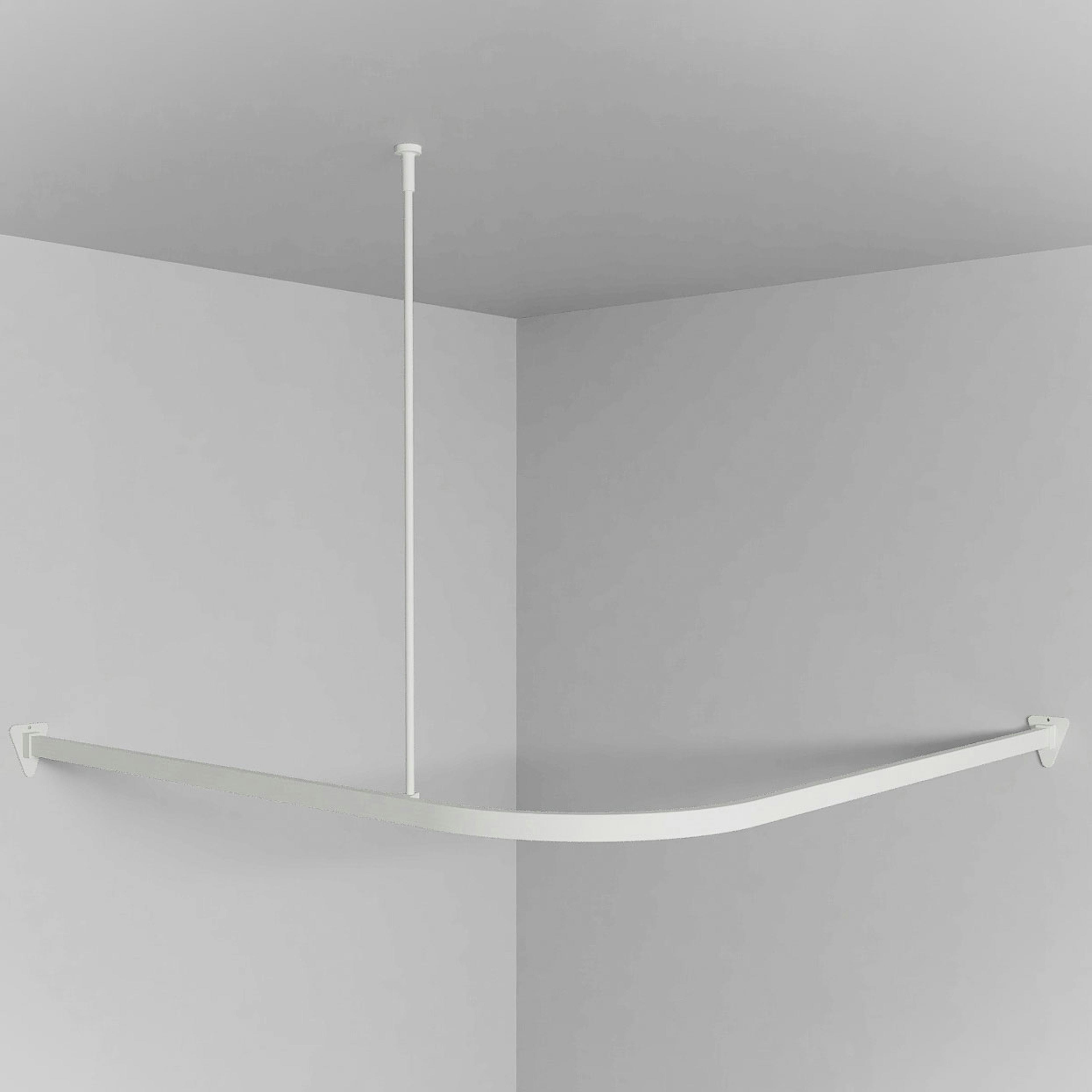 Draperistång Svedbergs Vinkel 90x90 cm Vit