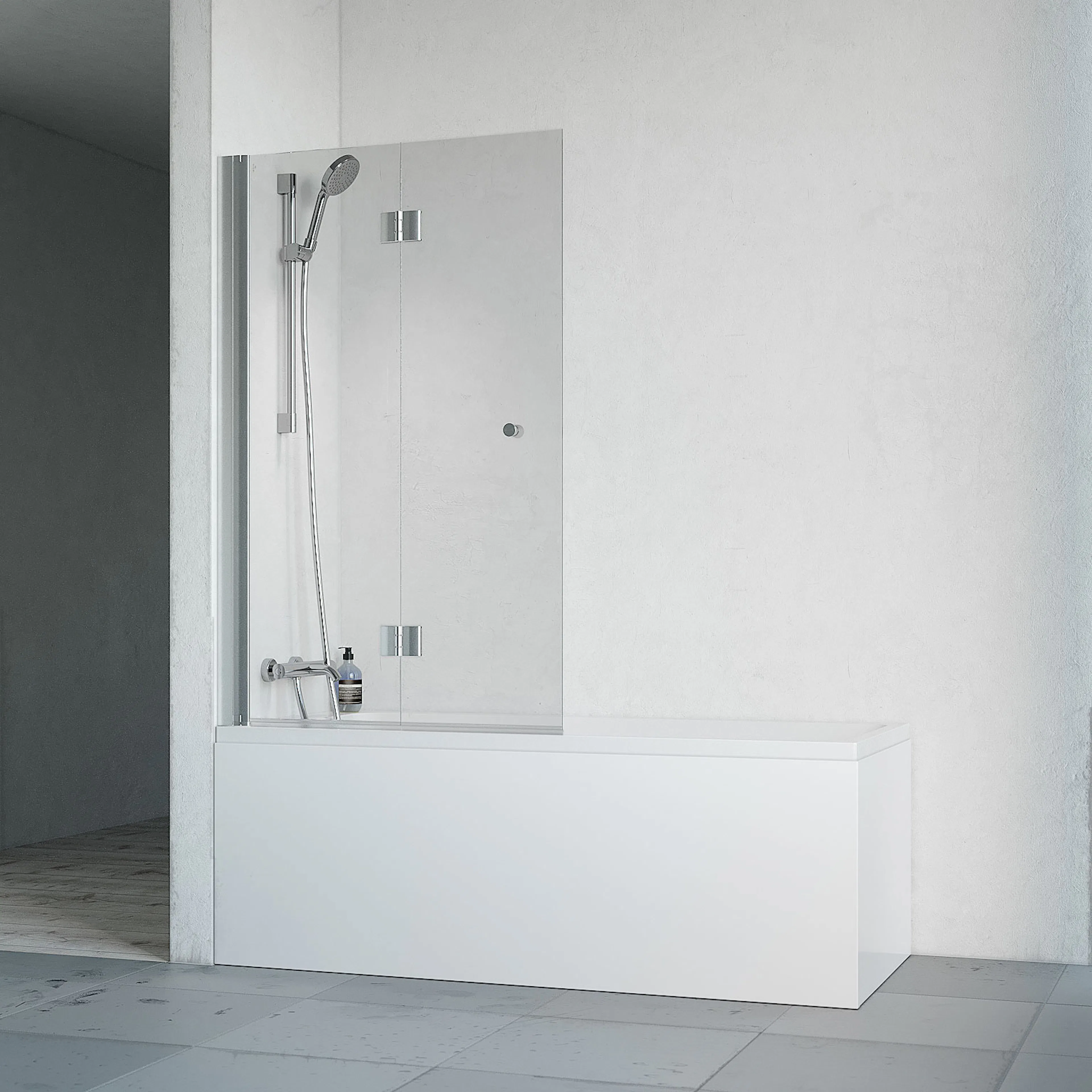 Badkarsvägg Macro Design Spirit Vikbar