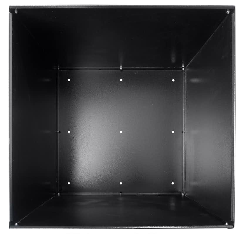 Ytterkruka Skotte Garden Plantera Svart Förgalvaniserad Stål 60X60X55 cm