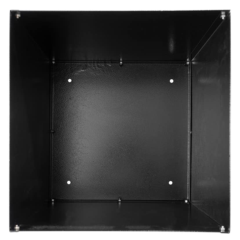 Ytterkruka Skotte Garden Kruka Plantera Svart Stål 40X40X45 cm