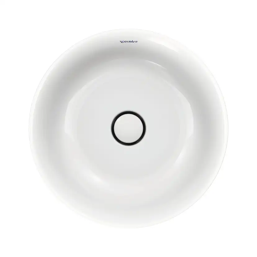 Tvättställ Duravit White Tulip för Placering på Bänkskiva Vit Högblank 430 mm