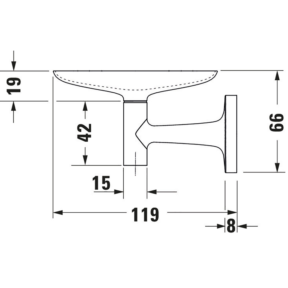 Tvålkopp Duravit Starck T 009933