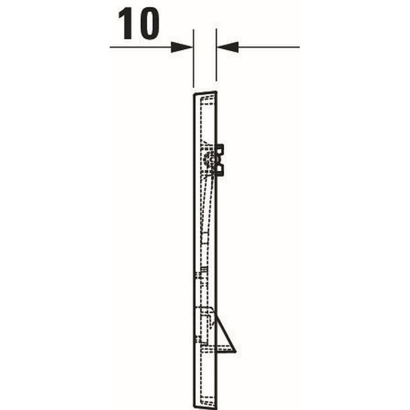 Spolplatta Duravit DuraSystem