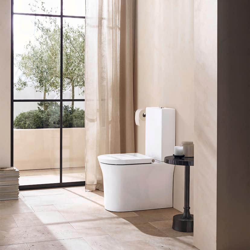 Golvstående Toalettstol Duravit White Tulip för Kombination