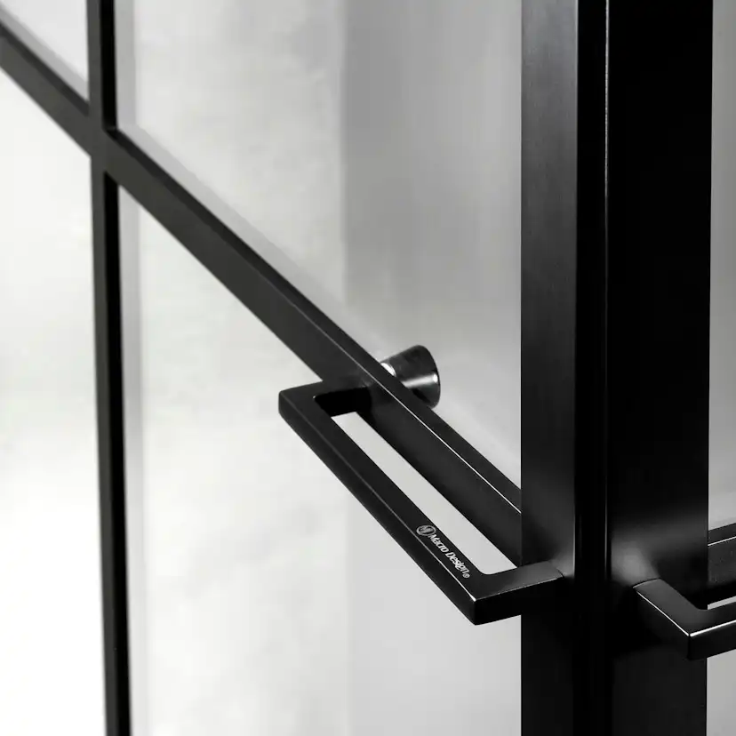 Duschhörn Macro Design Empire Swing Klarglas med Spröjs