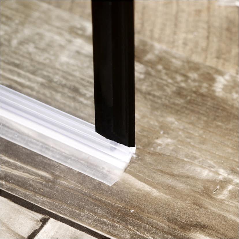 Duschdörr Bathlife Mångsidig Rak Dörr Svart