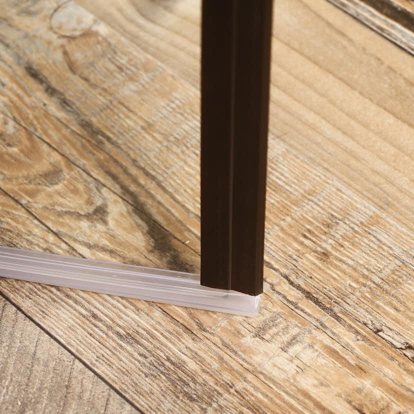 Duschdörr Bathlife Mångsidig Rak Dörr Svart