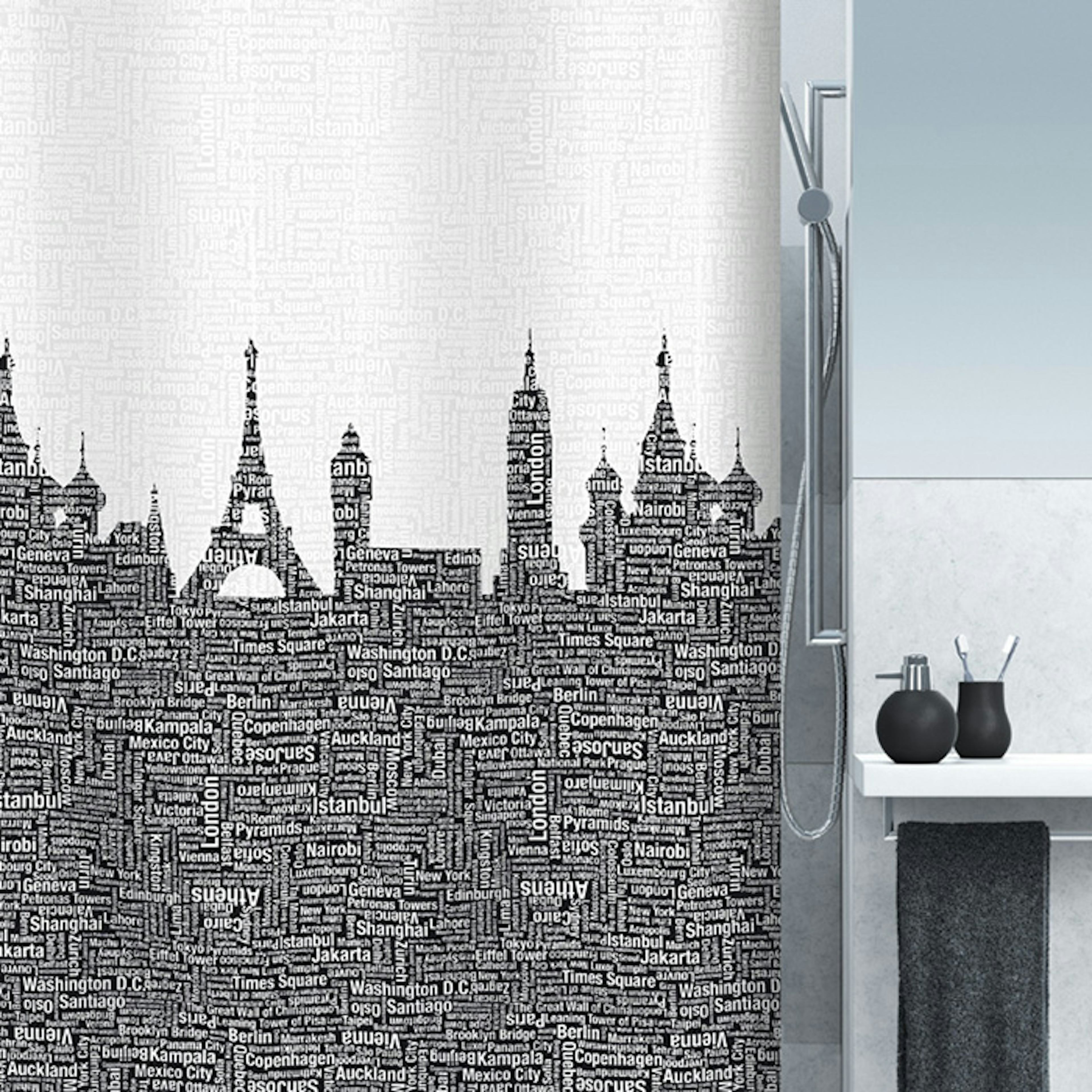 Duschdraperi Spirella Urban