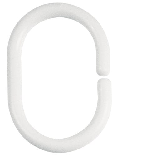 Duschdraperiringar Spirella Vit