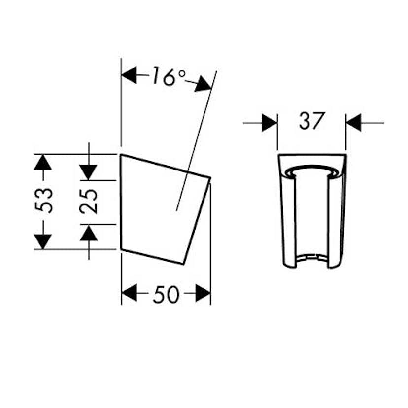 Duschhållare Hansgrohe Porter S