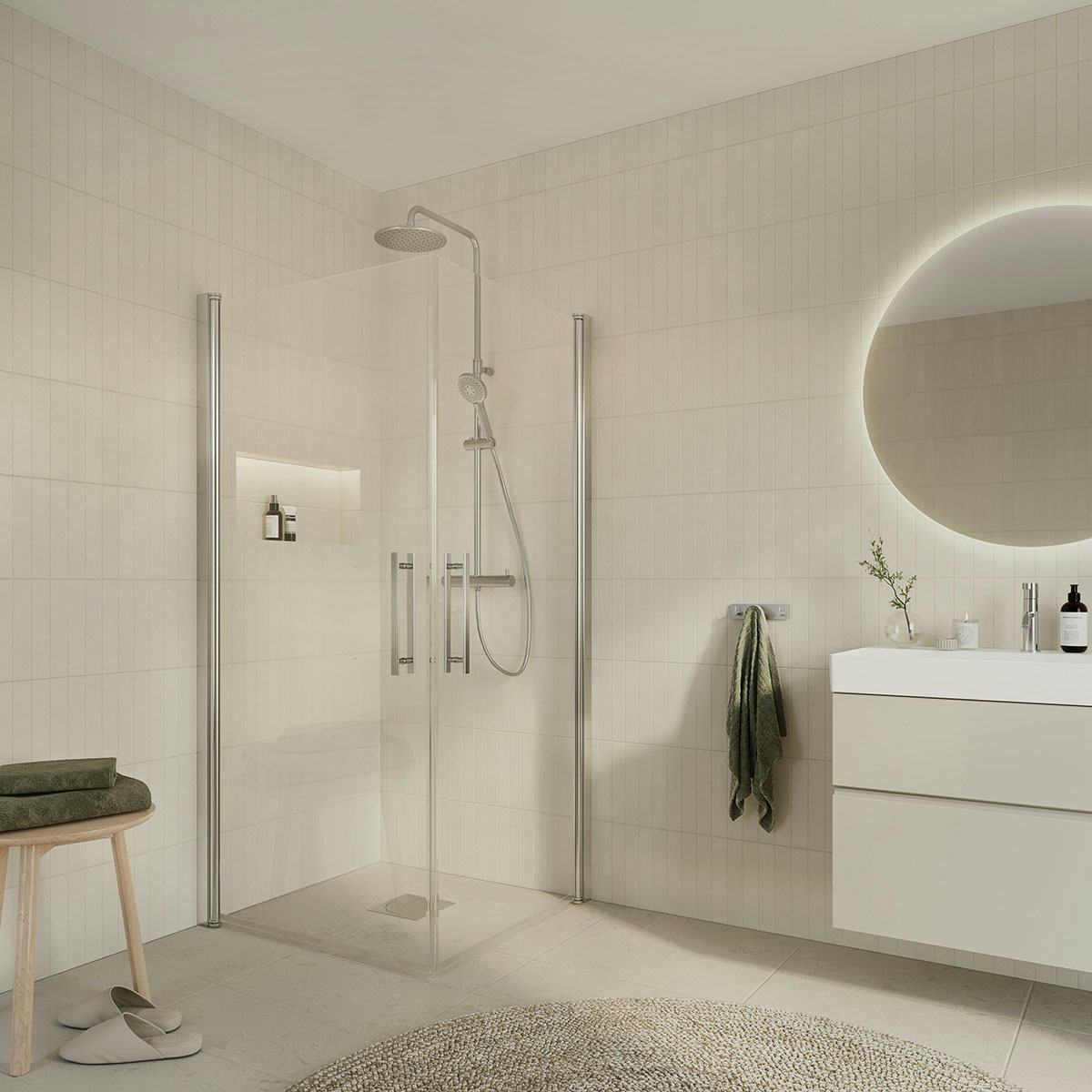 Duschhörn Arrow Corner Klarglas