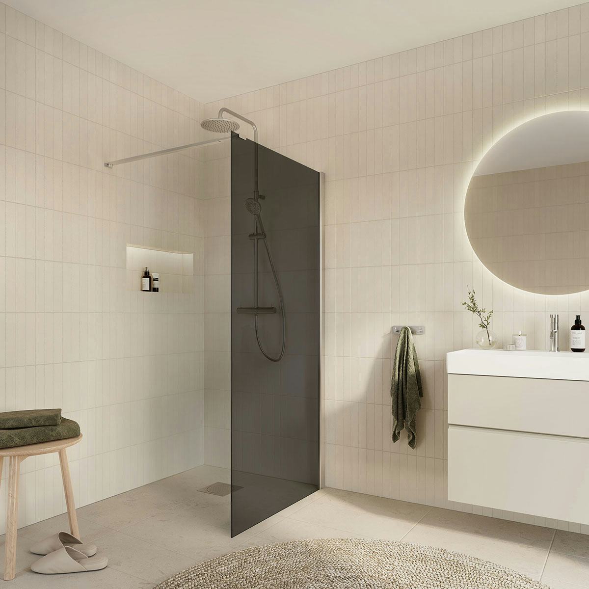 Duschhörn Arrow Round Tonat Glas