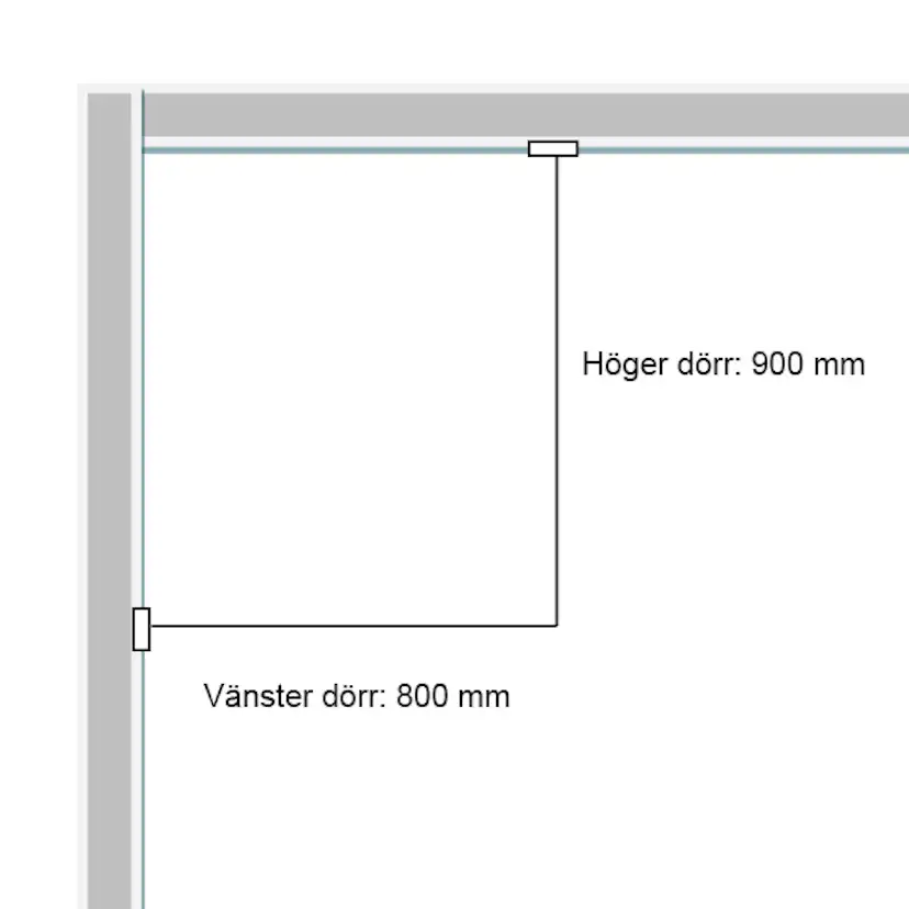 Duschhörn Combac Kvadrat