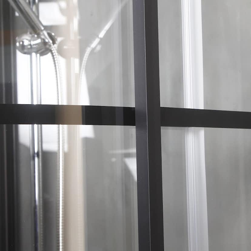 Duschkabin Bathlife Betrakta 90x90 Rund C/W Klarglas