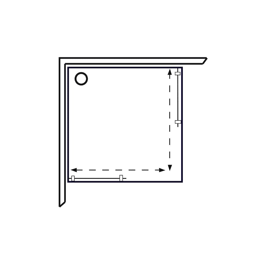 Duschkabin Hafa Polaris Square