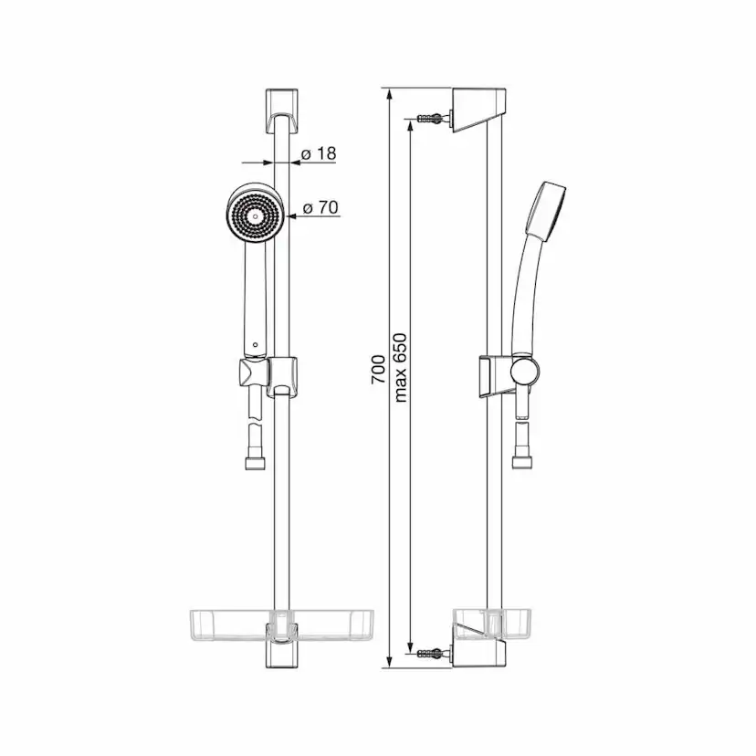 Duschset Oras Apollo 520