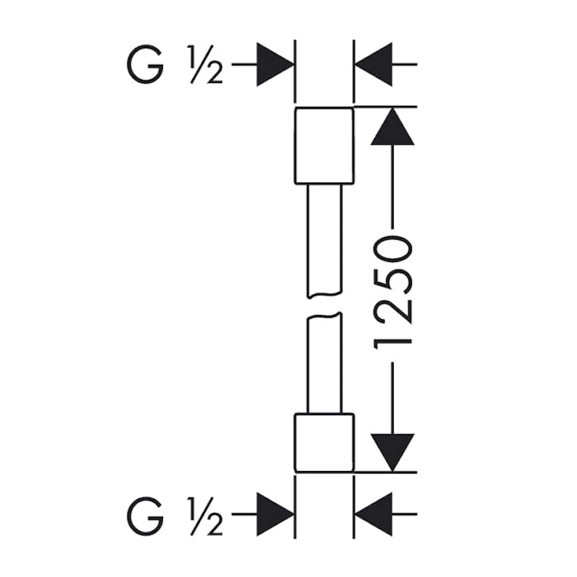 Duschslang Axor Starck
