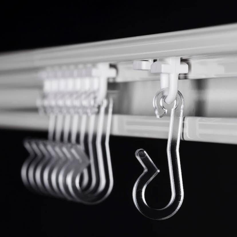 Duschstång Leijma Stabil Rak Vit