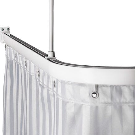 Duschstång Leijma Stabil U-Form Vit