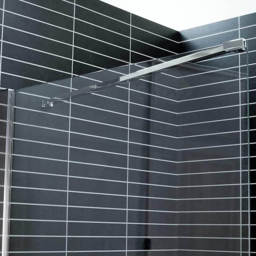 Duschvägg Arrow Wall Delvis Frostat Glas