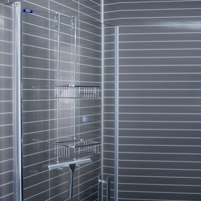 Duschväggshylla Arrow Premium med Gummiskrapa