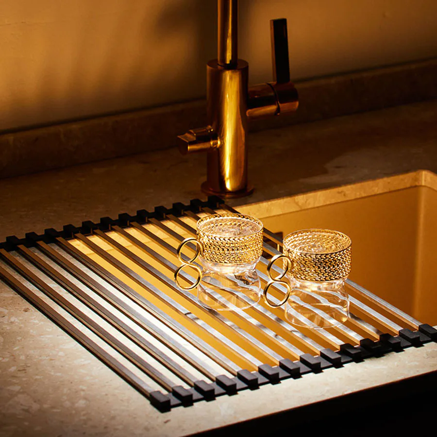 Diskställ Happy Sinks I Rostfritt Stål för Köksredskap