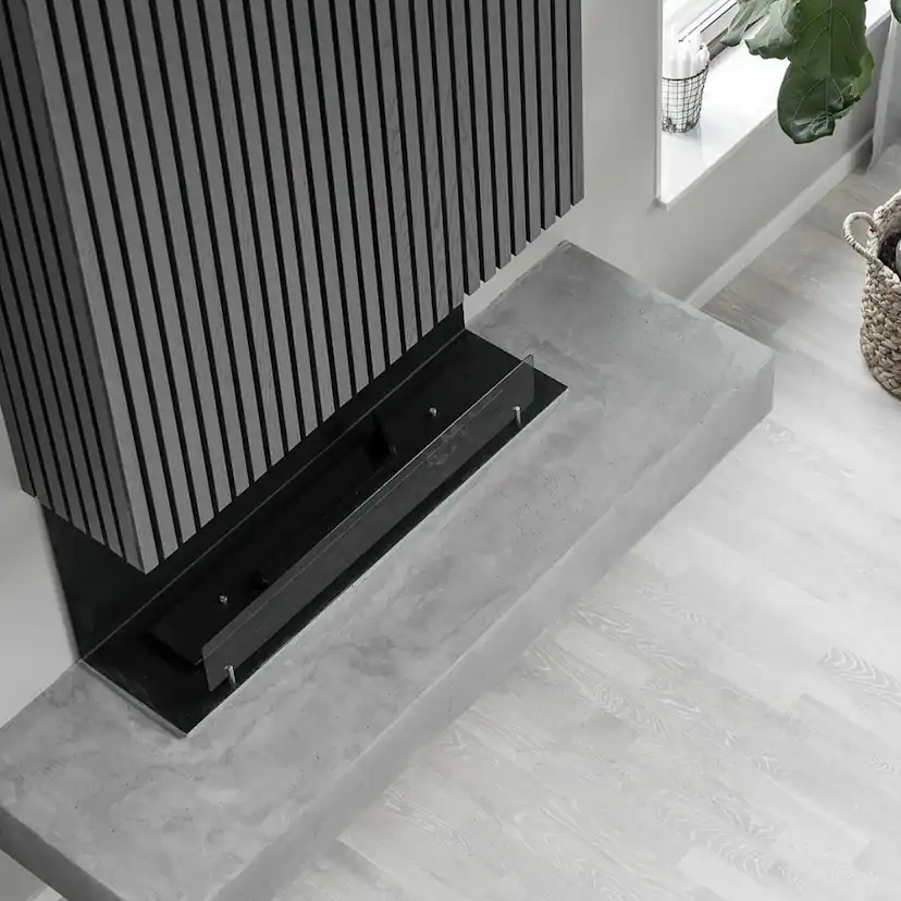 Akustikpanel Wood on wall Ek Grålackad