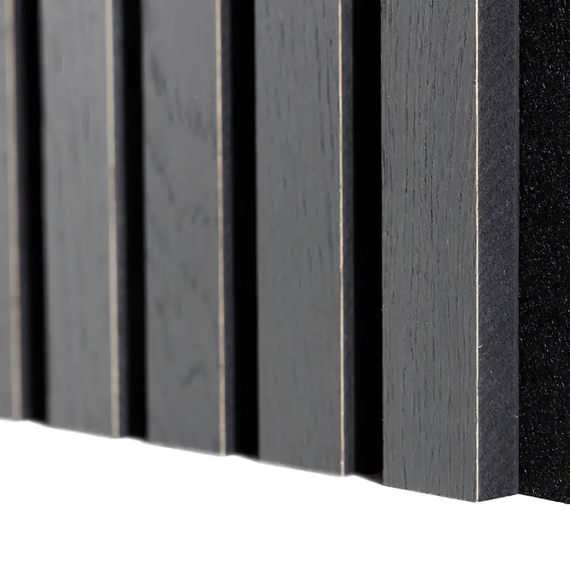 Akustikpanel Wood on wall Ek Grålackad