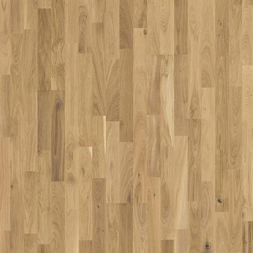 Parkettgolv Berg & Berg Ek L Vild Borstad Naturolja 3-Stav