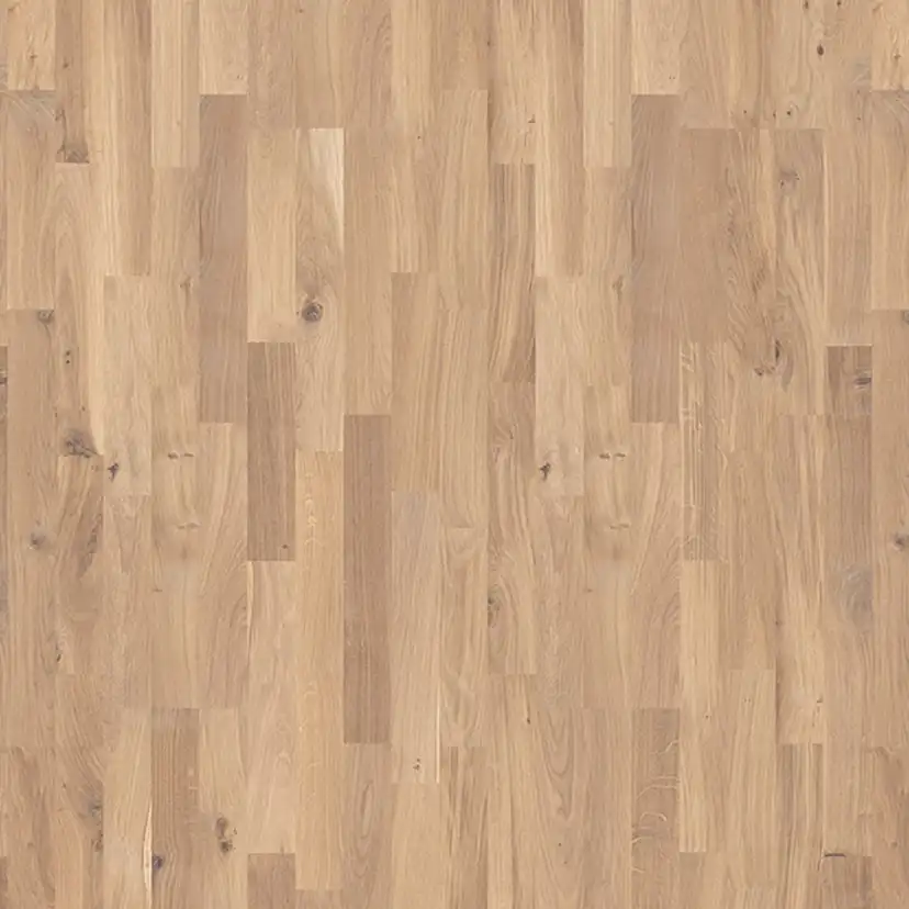 Parkettgolv Berg & Berg Ek L Vild Borstad Vitolja 3-Stav