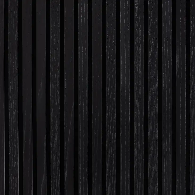 Akustikpanel Wood on wall Ek Svartlackad