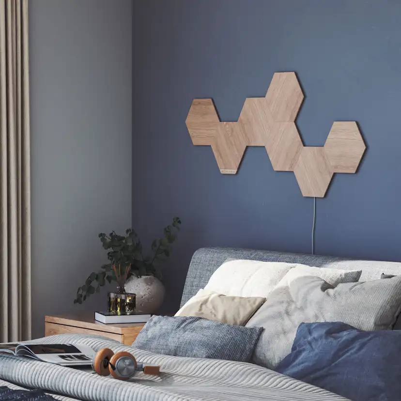 Belysningssystem Nanoleaf Elements Hexagons Startkit 7-pack