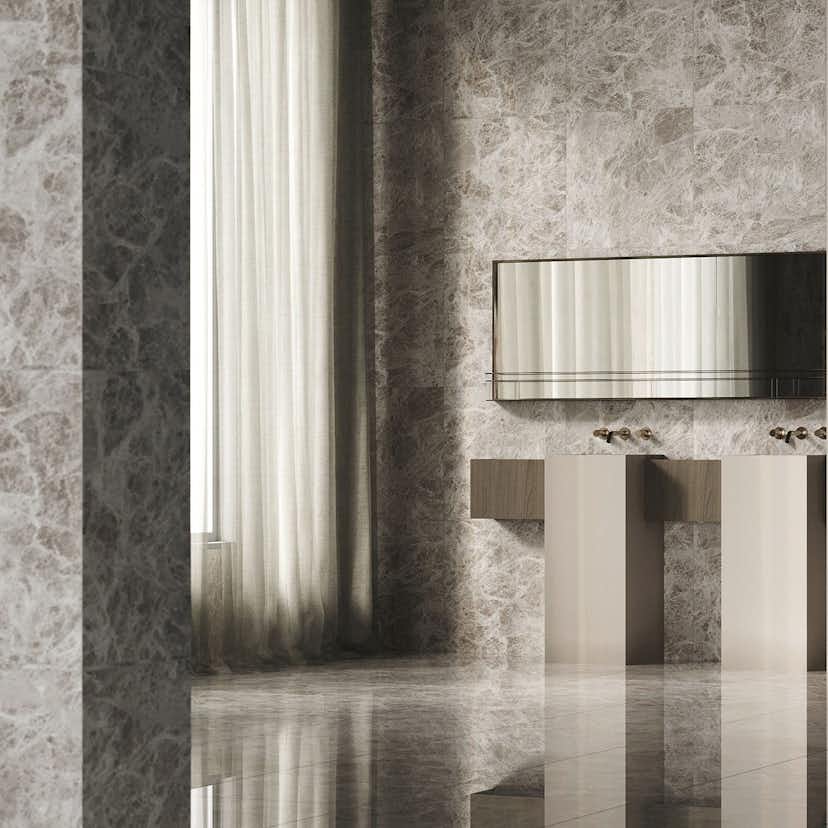 Klinker Emperador Light Grey Marmor Blank 60x60 cm