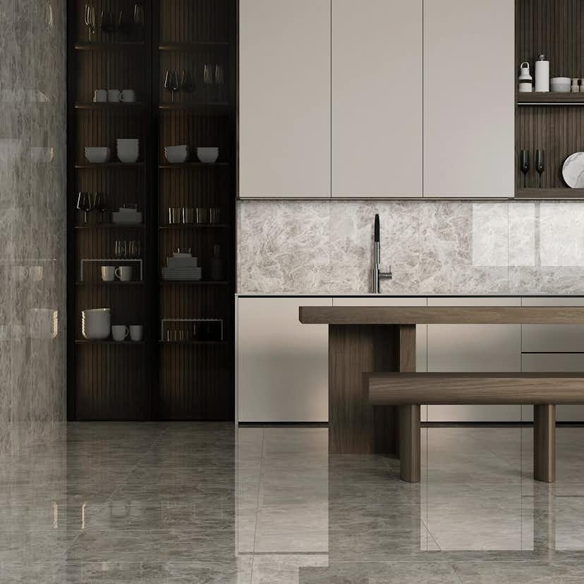 Klinker Emperador Light Grey Marmor Blank 60x60 cm