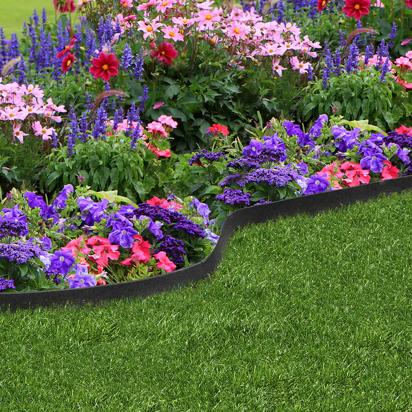 Rabattkant Recal Gräskant Easy Thinline 600x0,5x9 cm, Brun