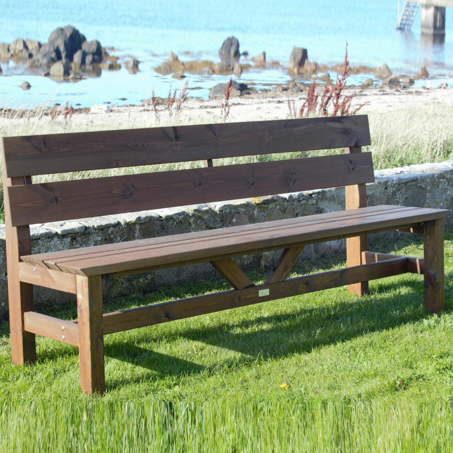 Utesoffa Eden Wood Viking 190 cm