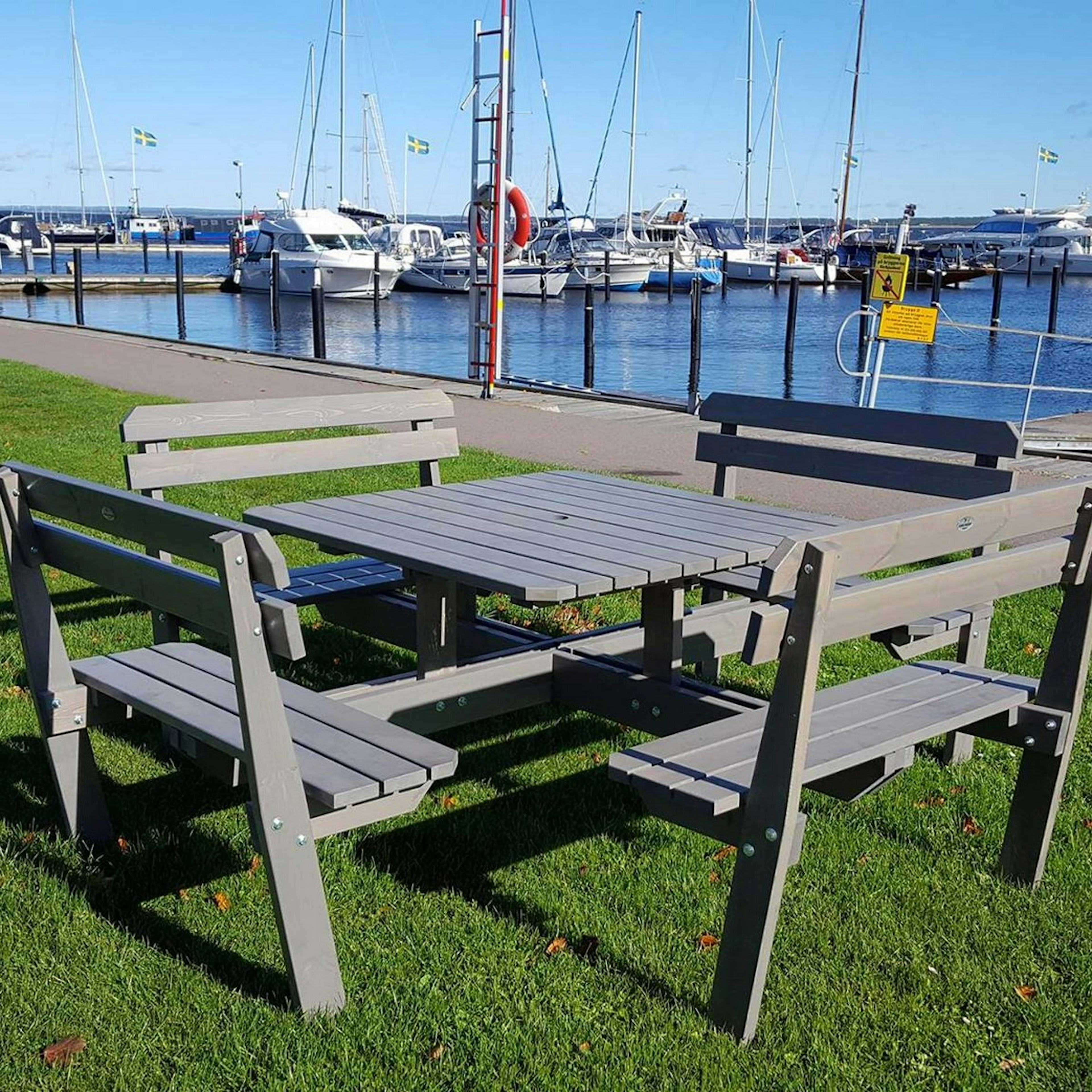 Bänkbord Utomhus Eden Wood Quattro