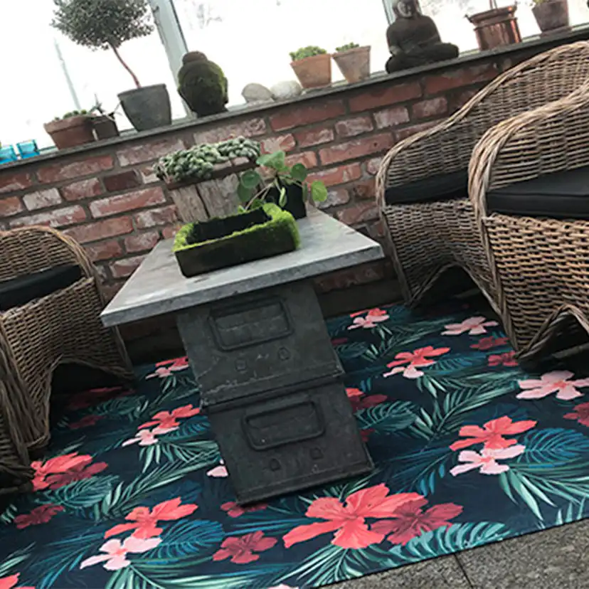 Utomhusmatta Flexigarden Exotisk 130x180 cm